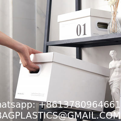 Moving Boxes With Reinforced Handle And Lids, Kitchen Moving Boxes with Reinforced Handle Lid Packing Supplies for Dishes and Glassware STOR/File Medium-Duty File Storage Boxes, FastFold