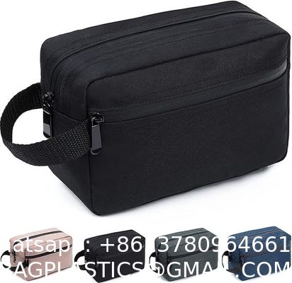 Travel Toiletry Bag For Women And Men, Water-Resistant Shaving Bag For Toiletries Accessories, Foldable Storage Bags With Divider And Handle For Cosmetics Toiletries Brushes Tools