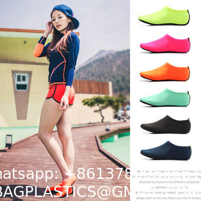 Summer Water Shoes Aqua Beach Shoes Sea Swimming Shoes Beach socks, snorkeling shoe covers, universal equipment for swimming and diving socks, snorkeling and swimming sock covers, non-slip (Lycra)
