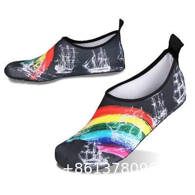 Summer Water Shoes Aqua Beach Shoes Sea Swimming Shoes Beach socks, snorkeling shoe covers, universal equipment for swimming and diving socks, snorkeling and swimming sock covers, non-slip (Lycra)