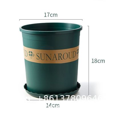 Gallon Plant Nursery Pots,Plastic Pots With Drainage Holes,Garden Flower Container Seedling Pot With White Label For Planting,Cuttings,Transplanting,Home Garden