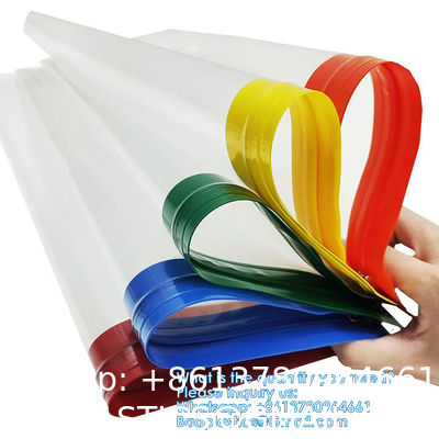 Zipper Pouch Bags, Clear Waterproof Document Bag, Assorted Color File Pockets, Large Capacity Plastic File Jackets, Multipurpose For Travel School Office And Home