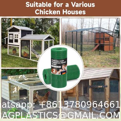 Chicken Coop Predator Proof Apron,Chicken Wire Bottom Predators Resistant,Fence Netting Barrier For Chicken Coop