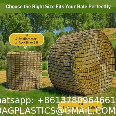 Manufacturer HDPE Pallet Balers Net Wrap For Farm Hay Silage Corn Stalk Straw Bale Agriculture Bale Net Wrap