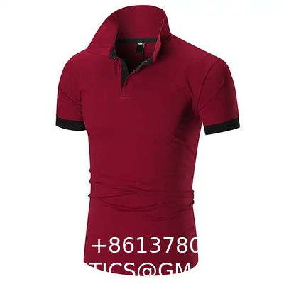 Wholesale Ice Silk Polo Shirts Custom Logo Polyester Solid Color T-Shirts Plain Golf Men'S Polo Embroidered Polo Shirt Solid Color T-shirts Uniform Golf Polo Embroidered Polo Shirt for Men