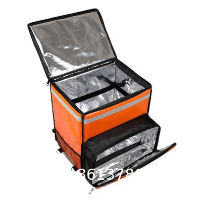 ODM/OEM Factory Customization Portable Large Reusable Delivery Motorcycle Food Delivery Bag For Pizza Takeaway Rider Food Waterproof Thicken Outdoor Backpack Food Delivery Insulated Pizza Bag