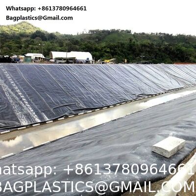 Standard HDPE Geomembrane Pond Liner 1.5mm Black Industrial Modern Design For Agricultural Irrigation Geomembrane Sheet Hdpe Fish Pond Liner