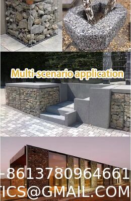 Gabion Mesh Wire Wall Panel, Galvanized Steel Gabion Wall With Covers, Garden Stone Wire Basket Fencing Gabion Mesh Wire Wall with Covers Galvanized Steel Garden Stone Wire Basket Fencing Patio
