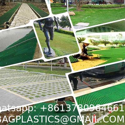 Permeable Grass Pavers Grid Flat-Interlocked,HDPE Plastic Shed Base For Landscaping And Soil Reinforcement In Parking Lots,RV And Boat Storage Pads,Driveways (8 Pieces/22 Sq.Ft.) (Green)