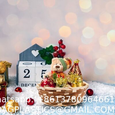 Round Gift Baskets, Bamboo Small Bread & Fruit Baskets, 7" Woven Bread Roll Baskets, Food Serving Baskets, Food Storage Basket For Kitchen Restaurant Display Decor