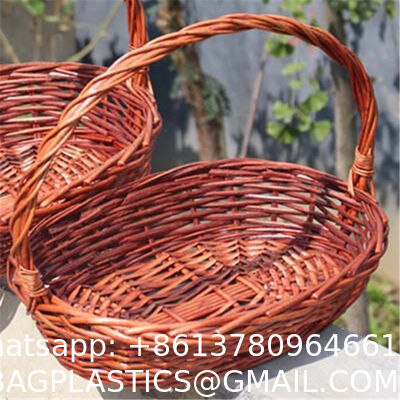 OEM Large Gift Basket Bread Flower Picnic Handmade Woven Custom Straw Wicker Rattan Storage Basket Wicker Gift Baskets Bread Flower Picnic Handmade Woven Custom Wicker Rattan Storage Basket
