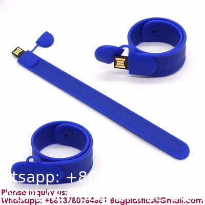 Promotional Products Portable Colorful Silicone Wristband USB Flash Drive 2gb 4gb 8gb 16gb Slap USB 32gb 64gb 128gb Memory Stick Bracelet Flash Drive