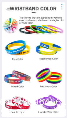 Custom Rubber Bracelets Bulk Personalized Silicone Wirstbands With Picture Text, Clipart, Logo, Message, Customzied Silicone Wristbands Bulk For Fundraisers, Awareness