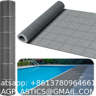 Anti-slip Drainage Pool Flooring Mats Swimming Pool Non Slip Mat PVC Splash Matting Mesh Hollow Doormat Roll For Outdoor Indoor Patio Restaurant Garage Kitchen Bathroom Bars