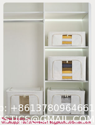 Clothes Storage Bags, 16 Gallon Storage Containers With Reinforced Handle, Sturdy Zipper, Closet Organizer For Blanket, Comforter, Pillow, Bedding