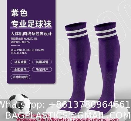 Cotton Soccer Socks Cushion Striped Baseball Uniform Boys World Cup Sock Toddler Girls Knee High Socks Mens Womens Knee High Striped Athletic Sports Softball Baseball Pack