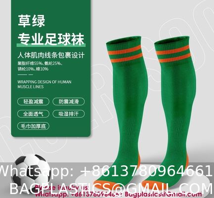 Cotton Soccer Socks Cushion Striped Baseball Uniform Boys World Cup Sock Toddler Girls Knee High Socks Mens Womens Knee High Striped Athletic Sports Softball Baseball Pack