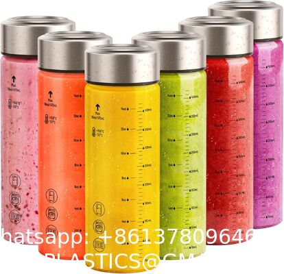 Glass Juice Bottles Pack 16 Oz – Wide Mouth Reusable Bottles With Stainless Steel Lids – Heat-Resistant Borosilicate Glass, BPA Free, Leakproof For Juicing, Smoothies, Milk, Infused Water