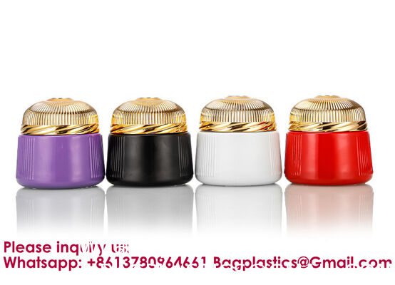 Refillable Glass Cream Jar With Metal Lid, Travel Skincare Container For Lotion And Gloss Storage, Compact Cosmetic Bottle For Middle East Dubai Use GLASS BOTTLE MINI BOTTLE COSMETIC LOTION BOTTLE