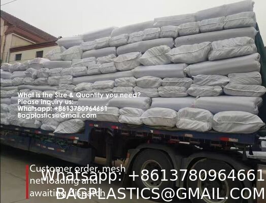 Reusable Drawstring Fresh Produce Thickened Purple Green Large Mesh Plastic Dense Small Mesh Woven Net Bag From China For Packing Chili Radix Pseudostellariae