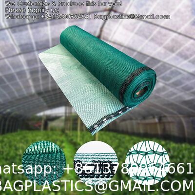 Shade Net 70% Agricultural Green House Shade Net Manufacturing Agricultural Uv Protection Dark Green Lightweight Shading Net