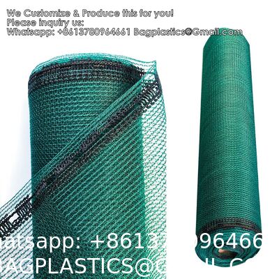 Shade Net 70% Agricultural Green House Shade Net Manufacturing Agricultural Uv Protection Dark Green Lightweight Shading Net