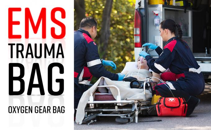 응급 치료 응답자 EMS 응급 의료 트라우마 가방 EMT, 소방관, 경찰관, 의료보조자들