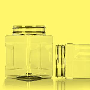 플라스틱 스퀘어 통제력 저장 병, 사탕 뷔페 용기, 음식 병, 화장품 병, 양념 병, 주스 소스 병 3