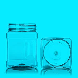 플라스틱 스퀘어 통제력 저장 병, 사탕 뷔페 용기, 음식 병, 화장품 병, 양념 병, 주스 소스 병 5