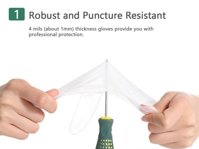 수술 장갑, 건강진단 라텍스 Gloves| 5 MIL 두께, 분말 비함유, 불모, 과중한 업무 시험 글러브 24