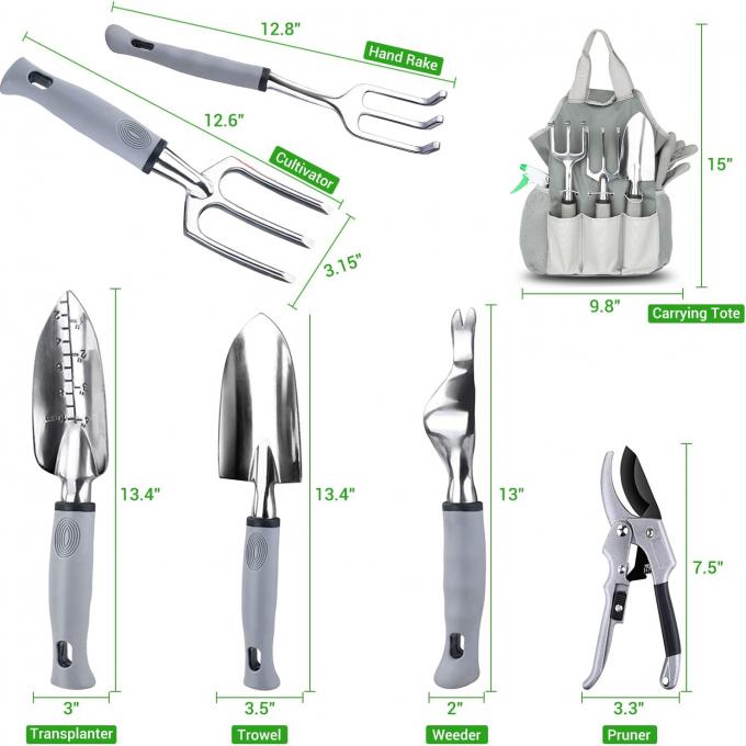 9 부분 전문 영부인 정원용기구는 백과 아주 튼튼하 꽃 디자인 정원 공구 세트 원예 도구에서 설정했습니다 19
