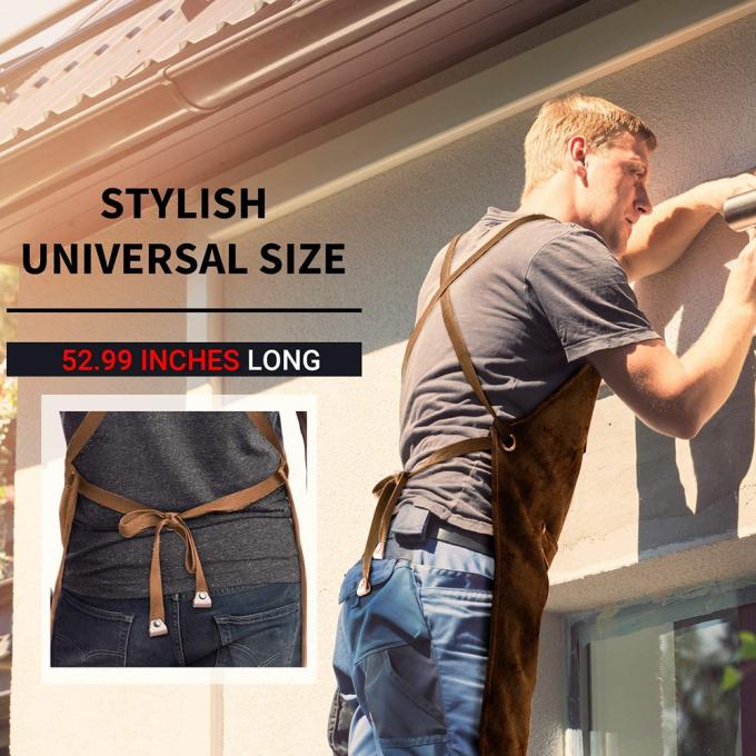 원예 작업 정원용기구 저장 앞치마 물방울 저항하는 면 캔버스는 뒤로 조정할 수 있는 앞치마를 넘습니다 6