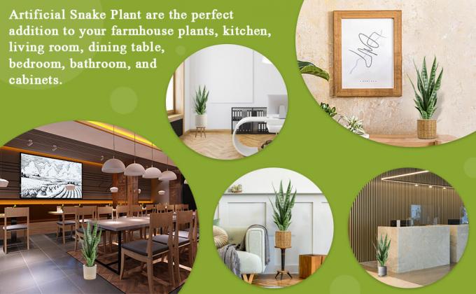 Artificial Plant Faux Snake Plant Artificial Snake Plant Fake Snake Plant Faux Sansevieria Plant 