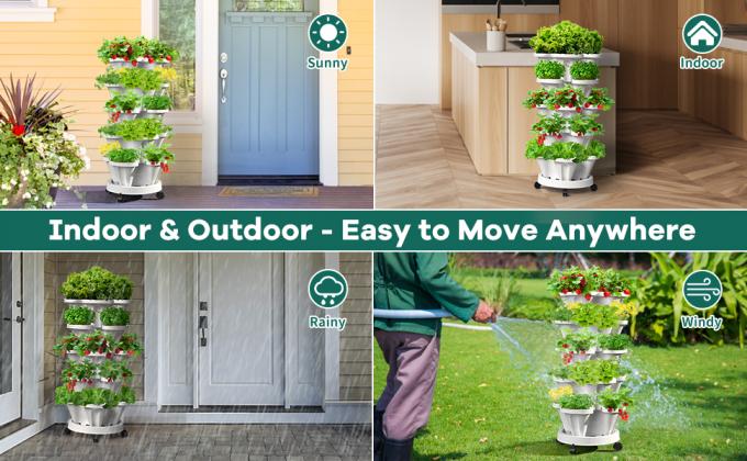 stacked Vertical Planter