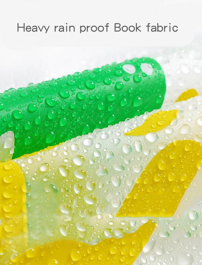 아이들 방수 레인코트, 아이들의 레인코트 투명한 판초, 학생들은 학원 가방 레인코트에서 애니메이션을 가렸습니다 0