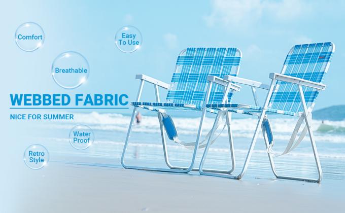 webbed lawn chair