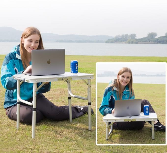 폴드형인 접힌 Alu 야영 여행 표 도매 공장 커스텀 로고를 울리는 다중기능 프레임 정원 9