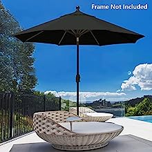 Patio Umbrella Canopy Cover