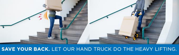 Mount-It! Folding Stair Climber Hand Truck