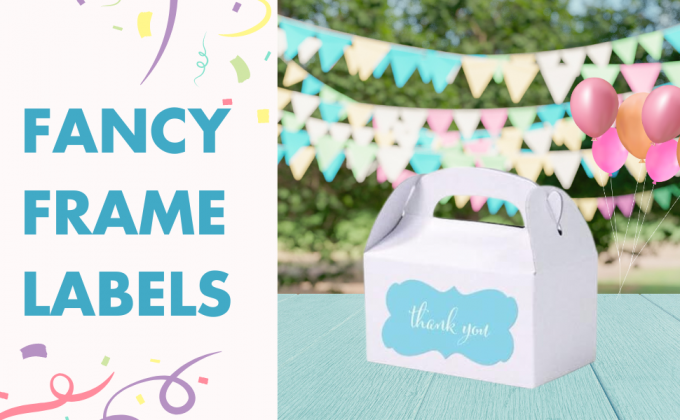 A+ Andaz Press Fancy Frame Labels
