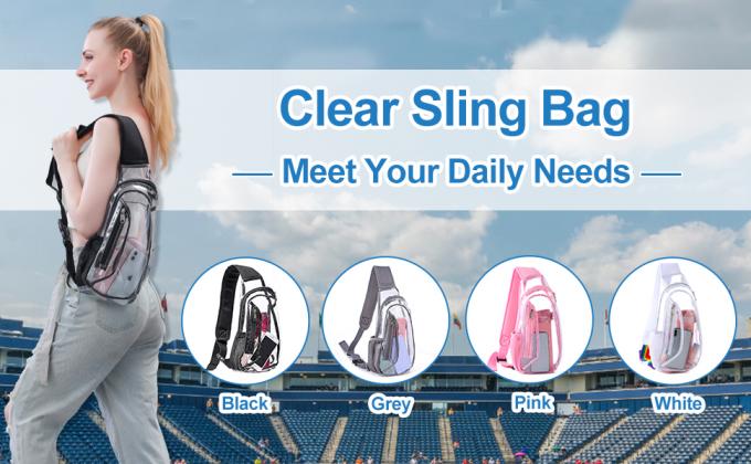 clear sling bag