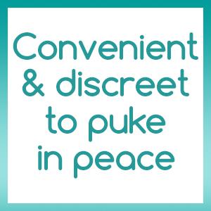 carsick scout taxi cab airline aircraft food feeding throwup emises disposal leakproof density