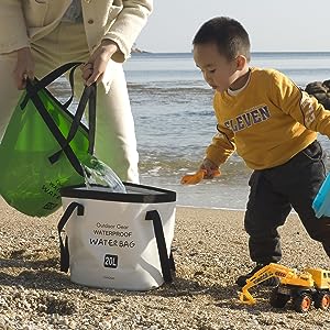 접을 수 있는 버킷 20L