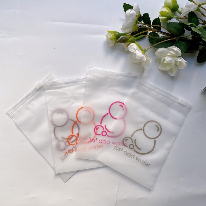 주문 광택이 없는 인쇄 Pe 지퍼 자물쇠 옷과 신발을 위한 많은 지퍼 자물쇠 서리로 덥은 플레스틱 포장 부대 1