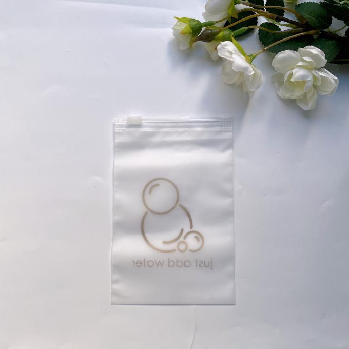 주문 광택이 없는 인쇄 Pe 지퍼 자물쇠 옷과 신발을 위한 많은 지퍼 자물쇠 서리로 덥은 플레스틱 포장 부대 5