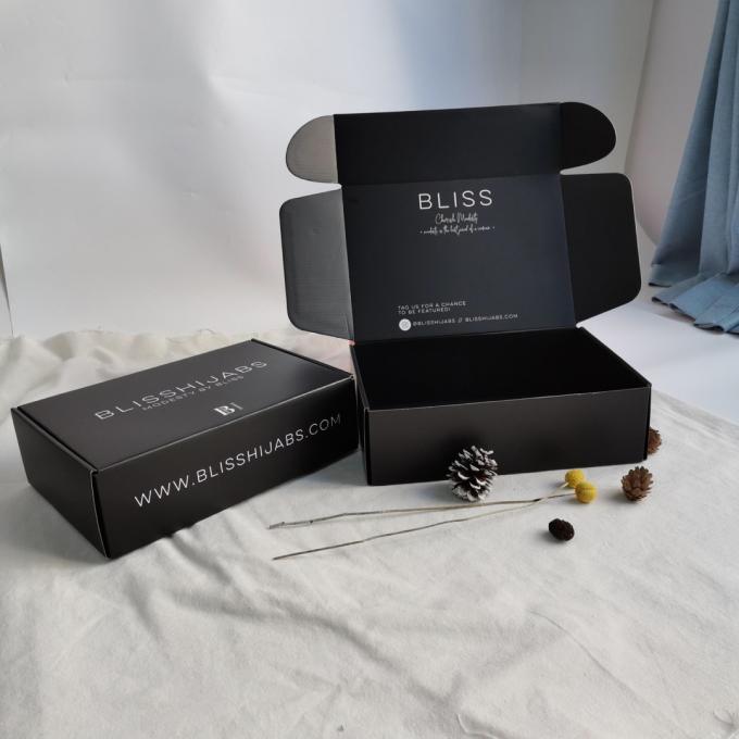 박스를 싸는 선물 상자 화장품병 마분지를 패키징하는 커스텀 로고 호화 어수룩한 사람 코크그이티드 흑서 2