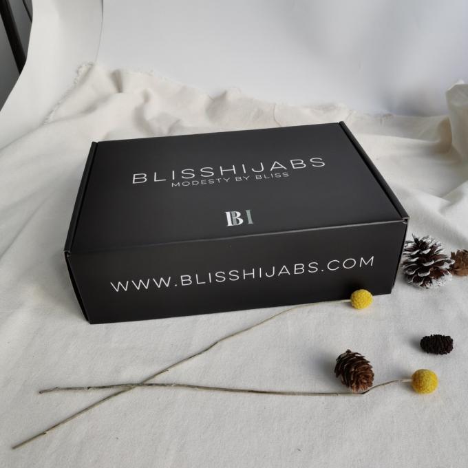 박스를 싸는 선물 상자 화장품병 마분지를 패키징하는 커스텀 로고 호화 어수룩한 사람 코크그이티드 흑서 3