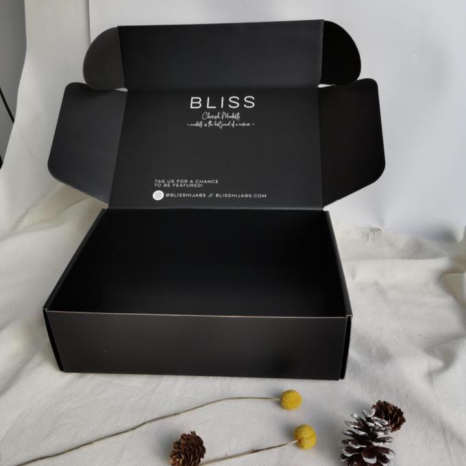 박스를 싸는 선물 상자 화장품병 마분지를 패키징하는 커스텀 로고 호화 어수룩한 사람 코크그이티드 흑서 4