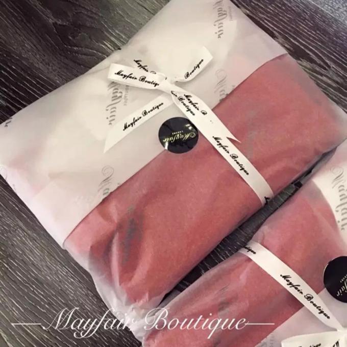 Eco 친절한 주문 로고는 날실 선물 종이 의류 패킹을 위한 인쇄한 감싸는 티슈 페이퍼를 인쇄했습니다 24