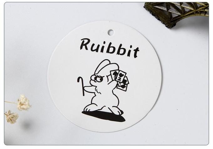 의복 진을 위한 태그를 출력하는 도매 종이 태그 금 박막은 자체 로고에게 입해서 코트지 행택을 특화했습니다 8